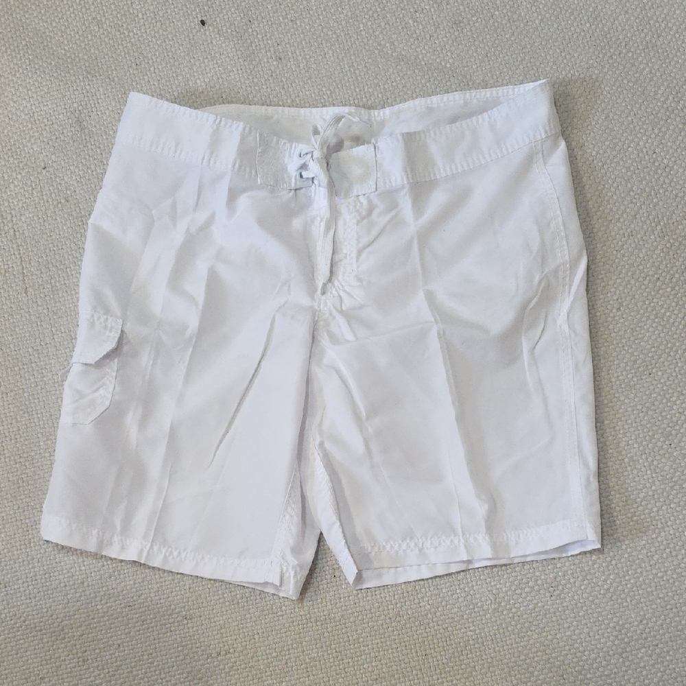 Kanu Surf White Swim Shorts